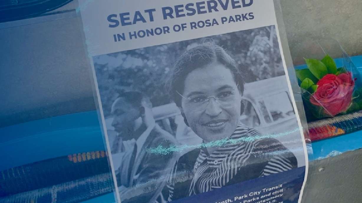 Park City buses will feature messages "reserving" seats for civil rights icons Rosa Parks and Claudette Colvin through Black History Month. The women helped initiate the Montgomery bus boycott of 1955-56 after refusing to give up their seats to white passengers.