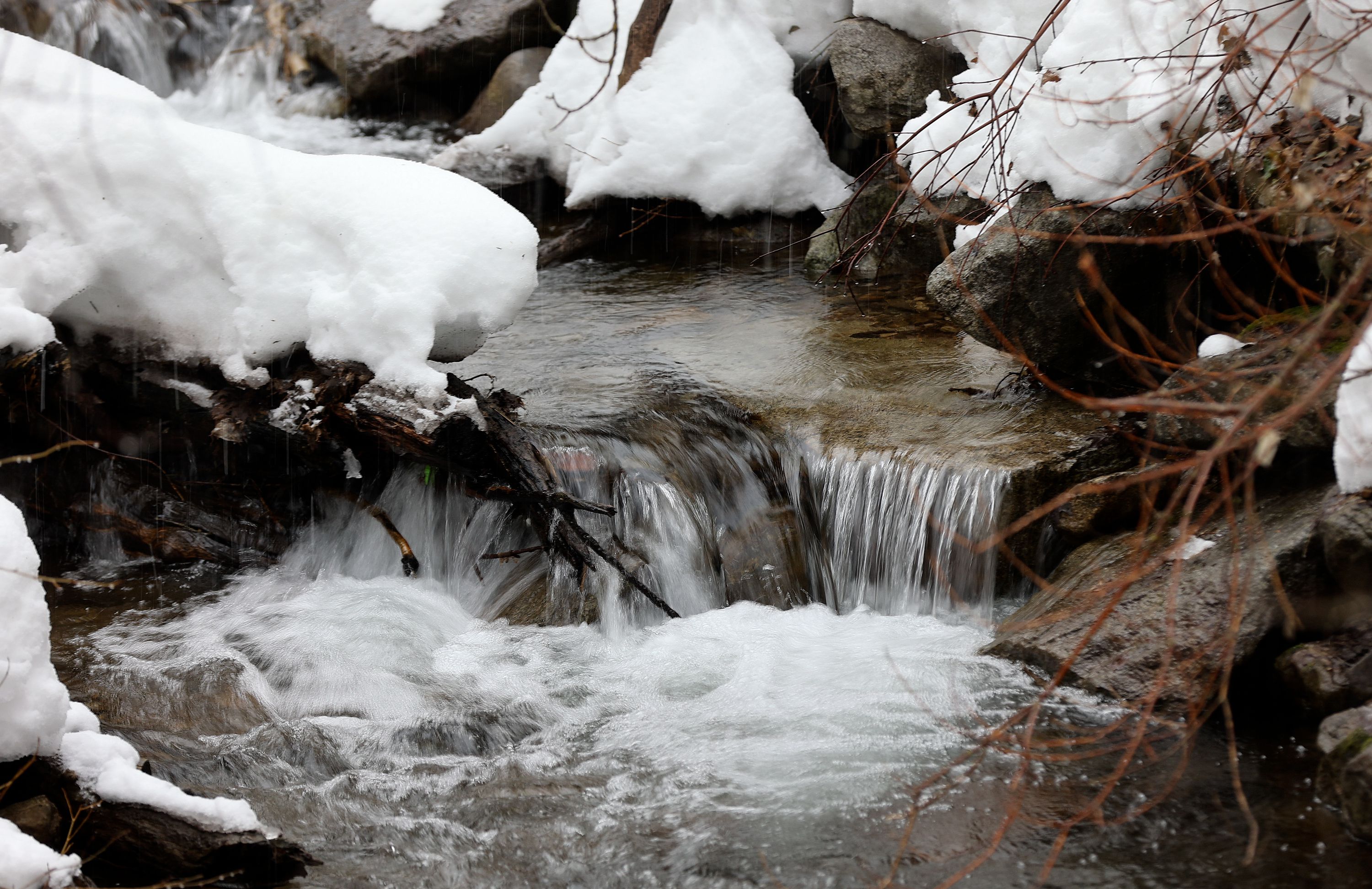 Water flows through Mill Creek in Millcreek Canyon on Wednesday. Rep. Casey Snider, R-Paradise, thanked House lawmakers for moving his “watered down water bill” forward.