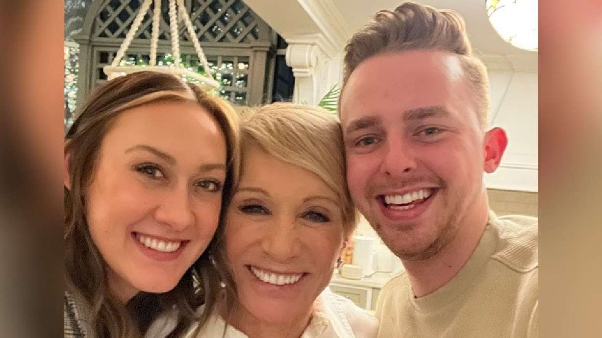 Jeremy and Kaitlyn Carlson with are pictured with Barbara Corcoran, center.