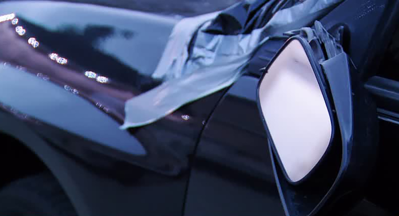 Utah woman lucky to be alive after crash with moose