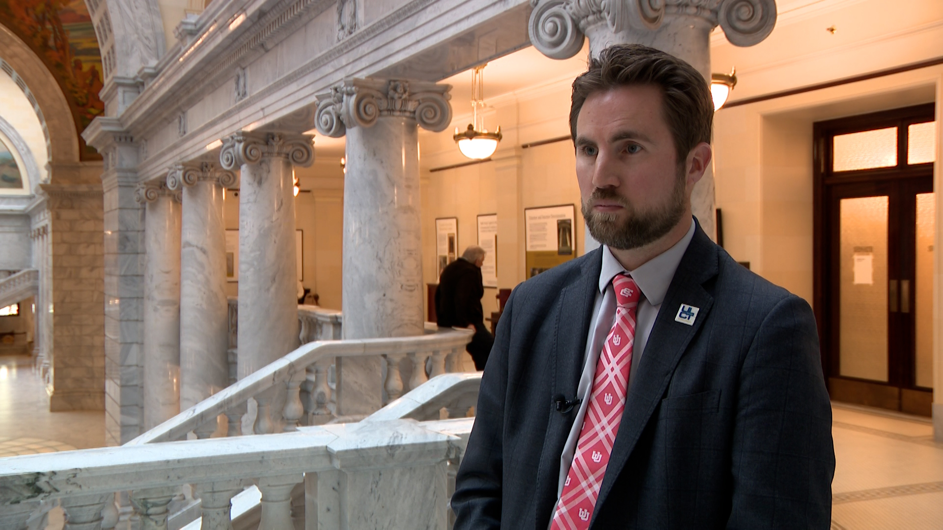 Cam Diehl talks with KSL about SB185 on Friday. It's a bill that could allow builders to pick their own inspectors.