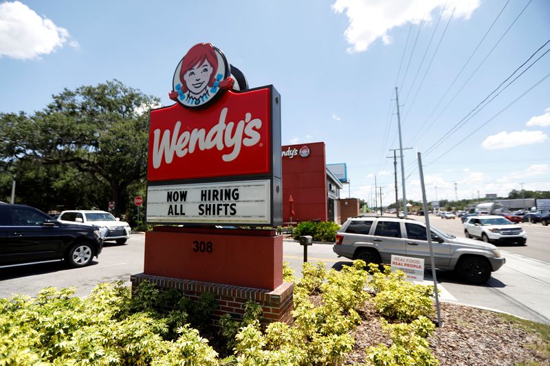 Wendy's has no plans to raise prices of its menu items during peak demand, the company said on Wednesday.