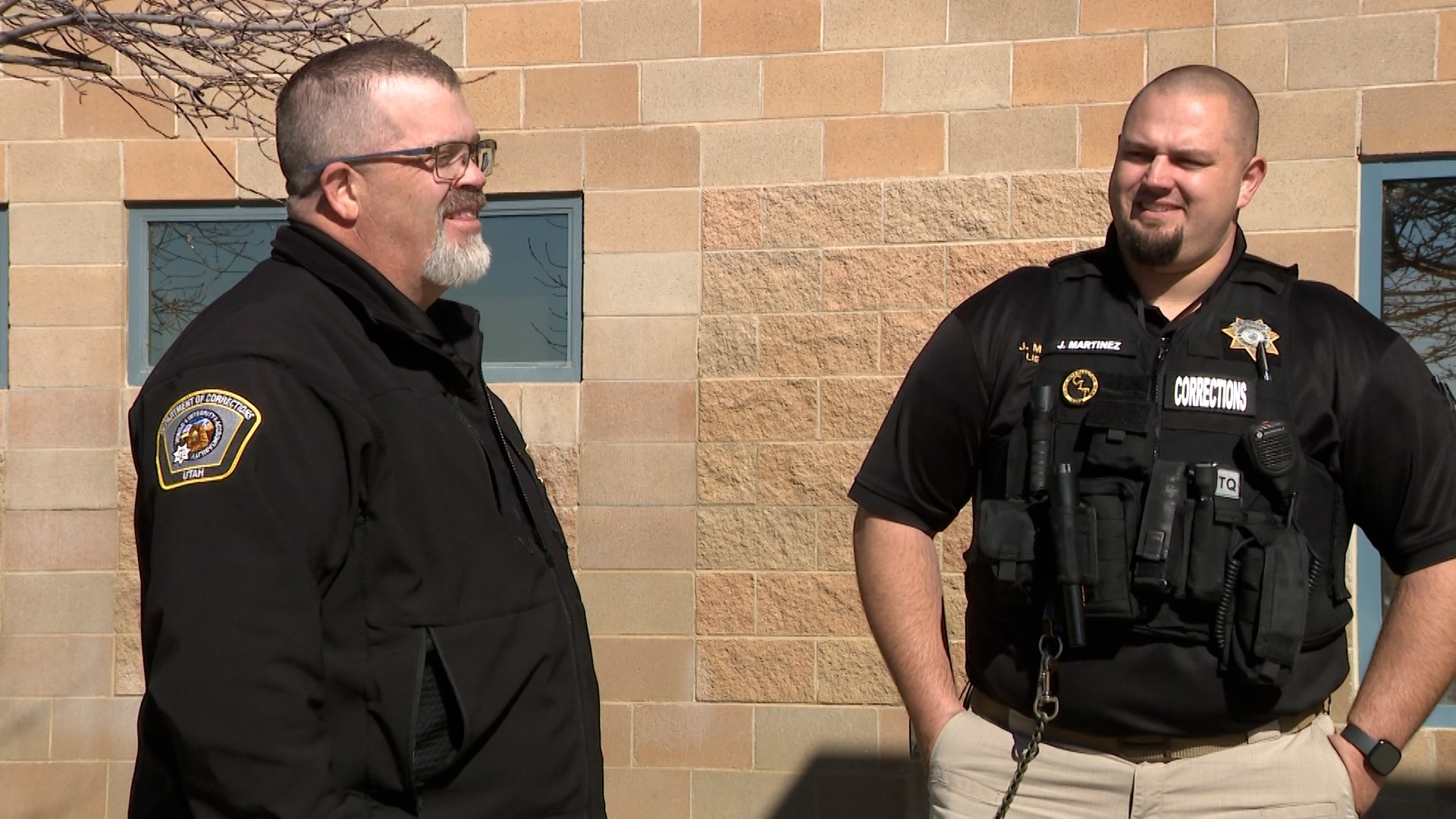 Mike Jennings and John Martinez talk about their experience in helping get an 85-year-old woman and an EMT to the hospital recently.