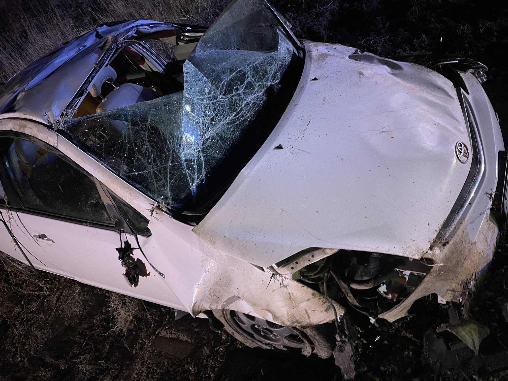 A 60-year-old man was killed in a rollover crash near Cove Fort, Millard County, on Wednesday.