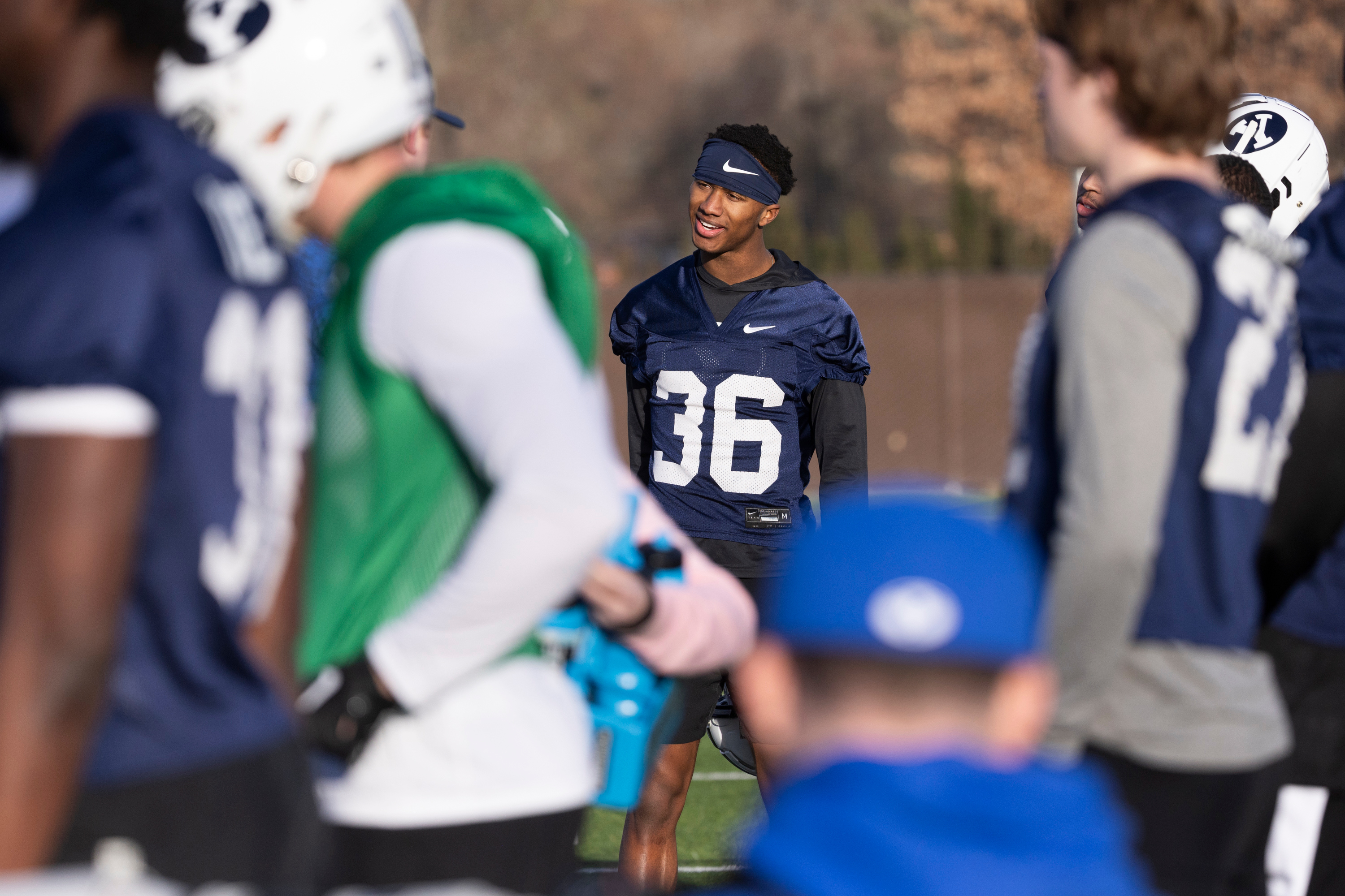 Can Evan Johnson's 100-meter speed secure him a starting corner spot at BYU this season?
