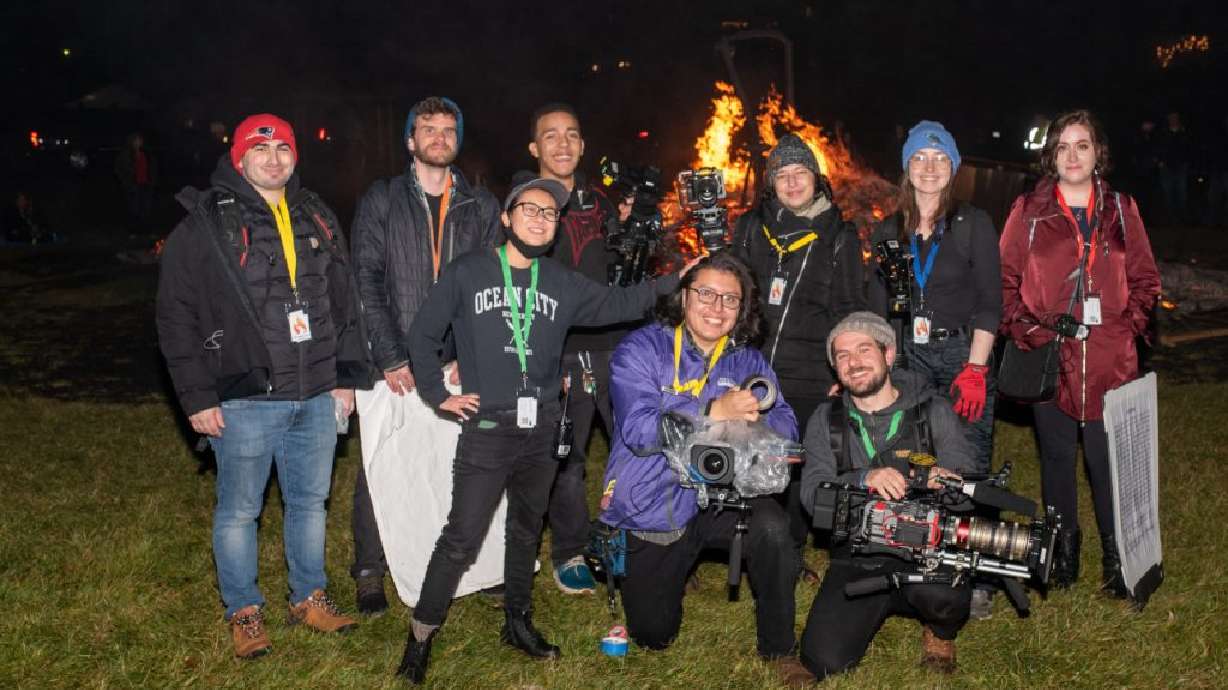 “Firebird: Built to Burn,” takes place in a small town, follows independent artists who create a large piece of community art and then burn it, Phoenixville, Penn., date not specified.