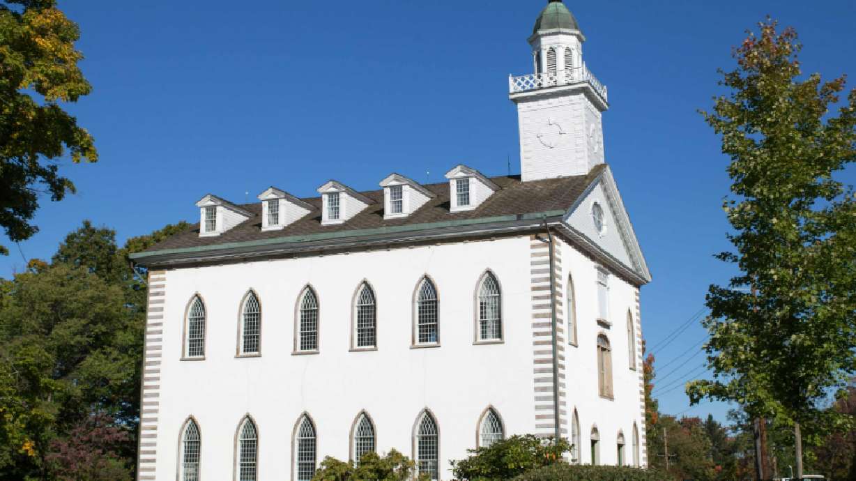 The Kirtland Temple is shown in a photo taken on Feb. 1. The Church of Jesus Christ of Latter-day Saints jointly announced the sale of the Kirtland Temple Tuesday with the Community of Christ.
