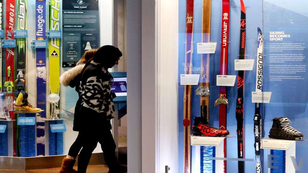 Women tour the Alf Engen Ski Museum in Park City on Feb. 23.