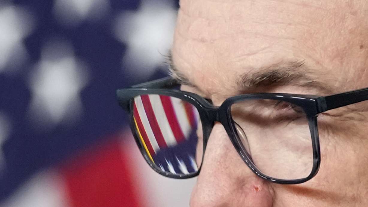 Federal Reserve Board Chair Jerome Powell speaks at a news conference Dec. 13, 2023, in Washington. On Wednesday, Powell testifies to the House Financial Services Committee on the first of two days of semi-annual testimony to Congress.