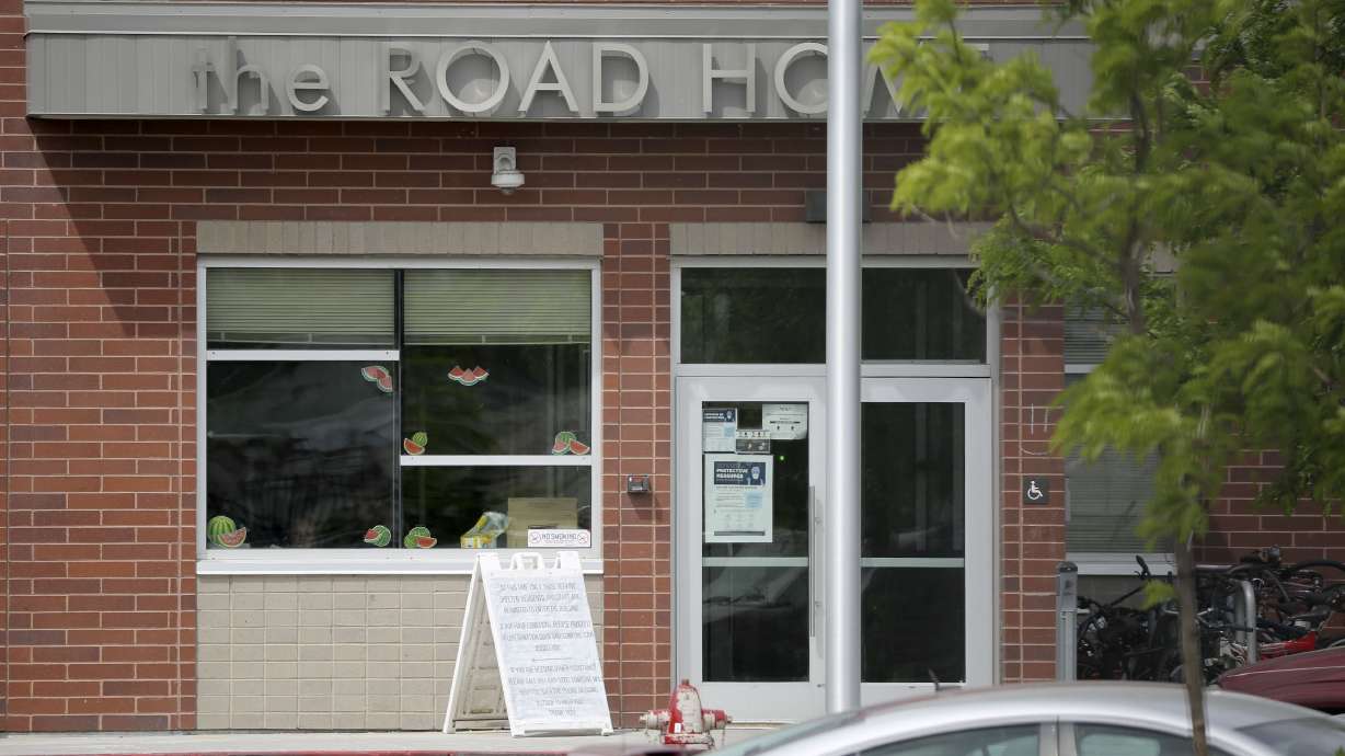 The Road Home's Midvale Family Resource Center pictured May 11, 2020. A recently passed bill will require homeless resource centers to prioritize certain groups up to 85% in order to receive state funding. However, some say the bill will block help from those who need it most.