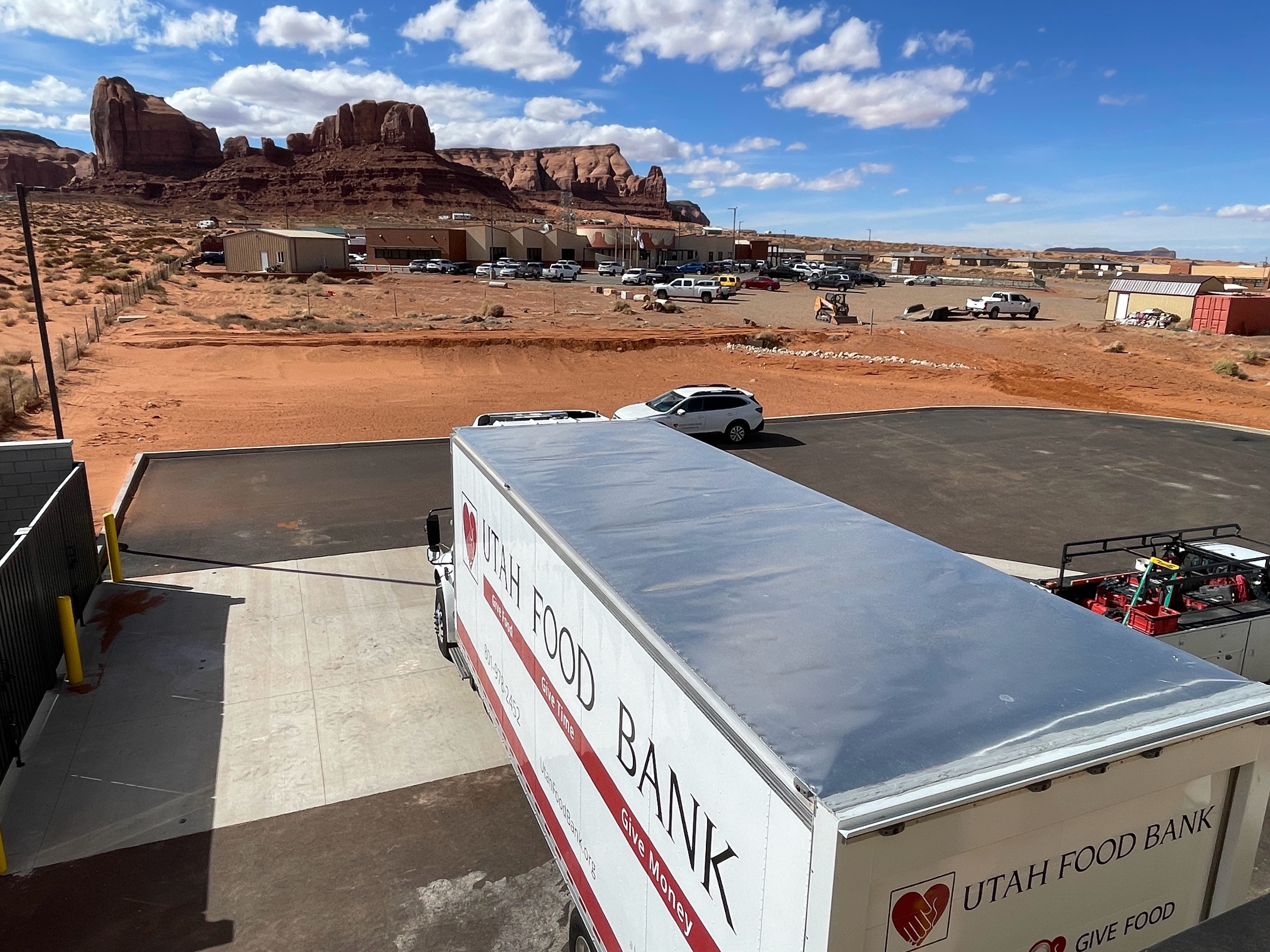 Utah Food Bank officials traveled to Monument Valley in San Juan County on Wednesday to inaugurate a new food pantry that's to serve the Navajo Nation. Another food pantry is to open in Montezuma Creek; both will start operating later in March.