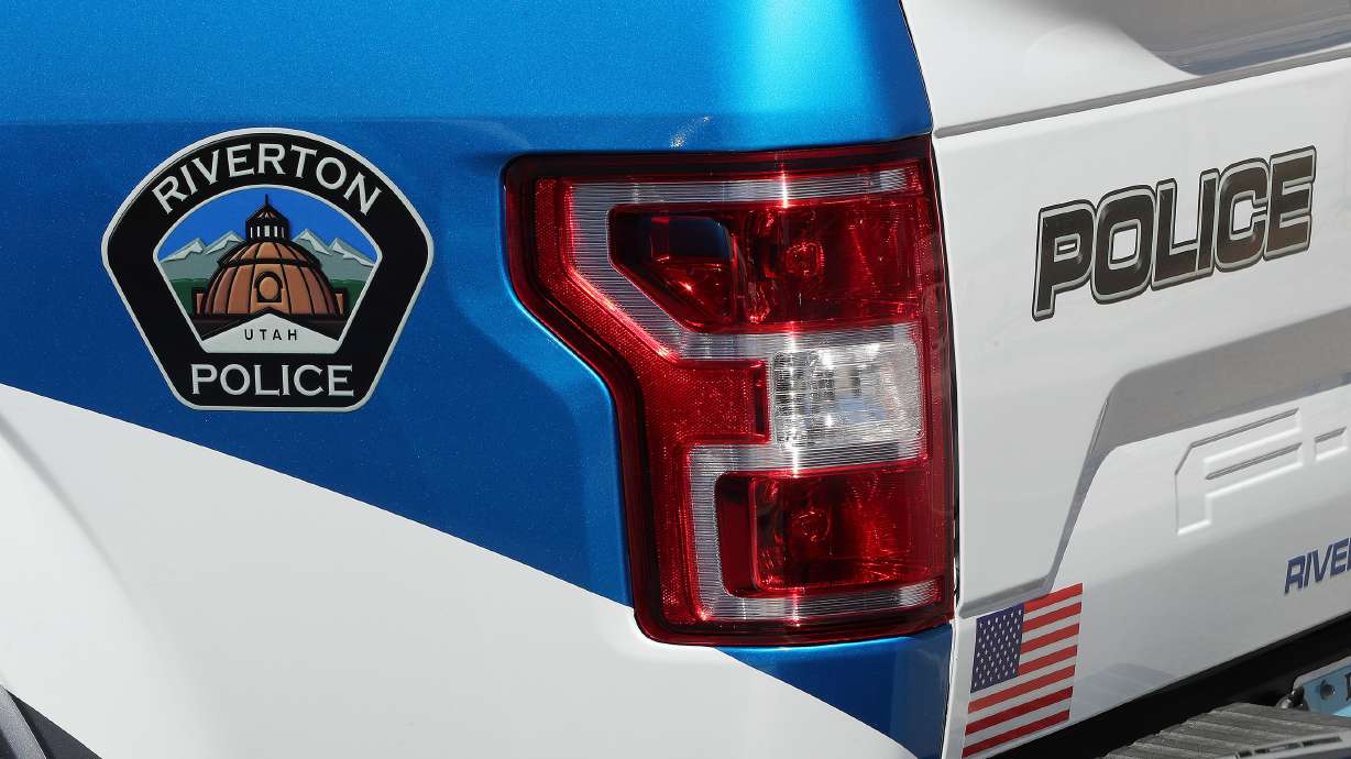 A Riverton police car is pictured in Riverton on Friday, June 28, 2019. Riverton started a police department after the city ended its relationship with the Unified Police Department.