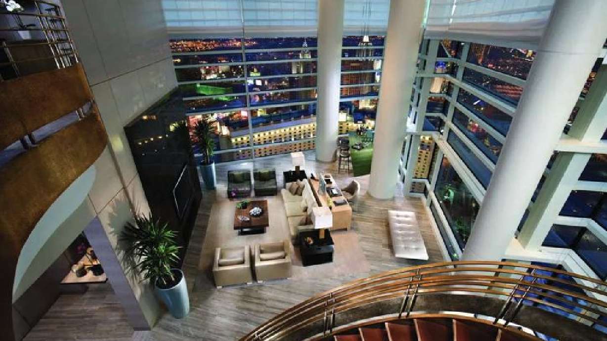 Larry Scott’s suite in 2019 was more than 3,000 square feet.