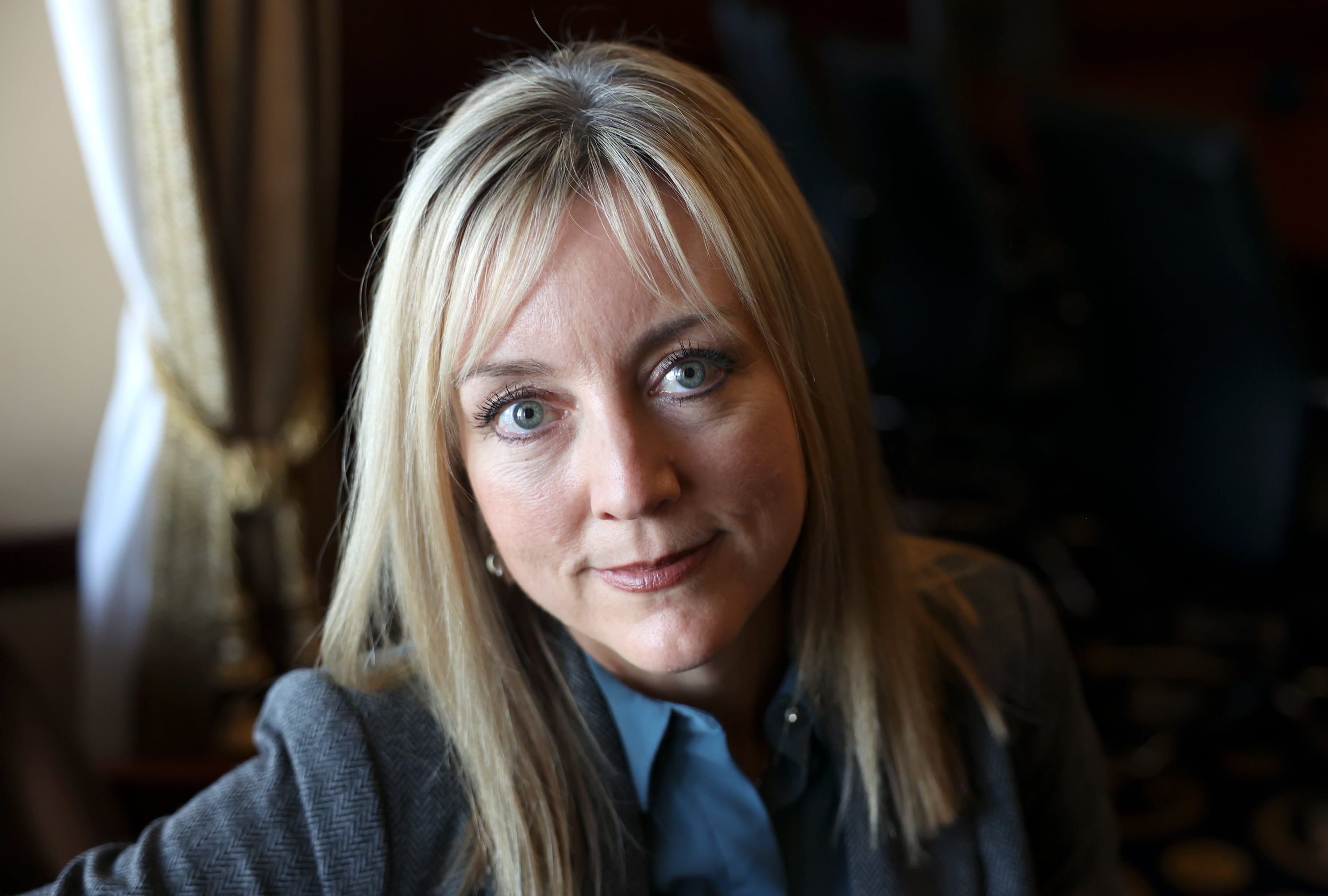 Aimee Winder Newton, senior adviser and director of the Utah Office of Families, poses for a portrait at the Capitol in Salt Lake City on Feb. 23. Winder Newton is also a Salt Lake County council member.