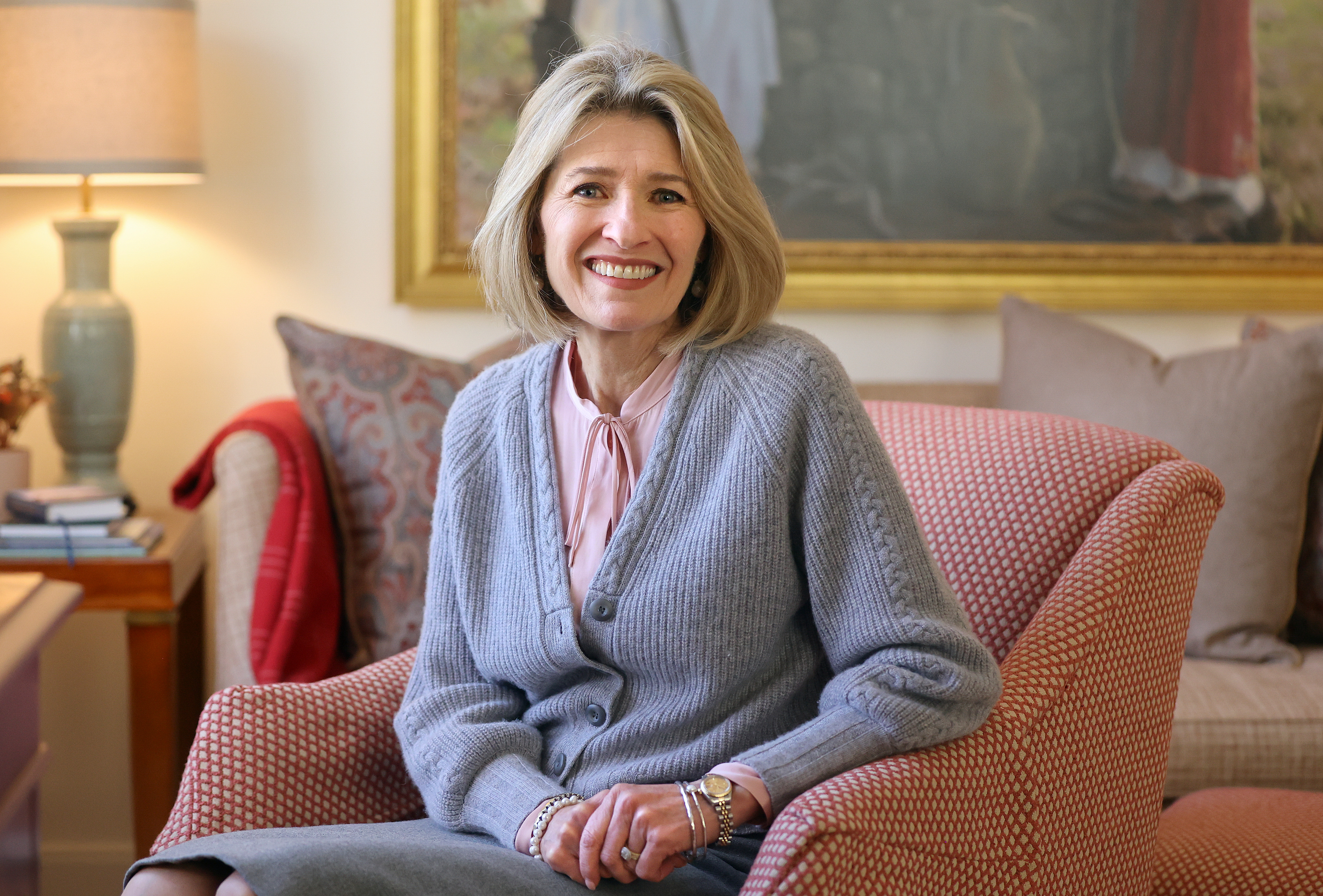 President Camille N. Johnson, Relief Society general president, poses for a portrait in her office in the Relief Society Building in Salt Lake City on Tuesday, Feb. 27, 2024.