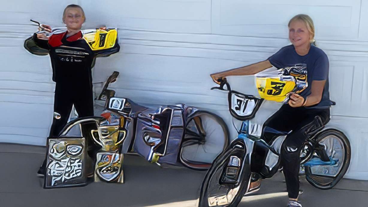 Tegun and Trandi Kelley live in St. George, but travel around Arizona, New Mexico, Nevada, California and Texas competing in BMX and rodeo competitions.