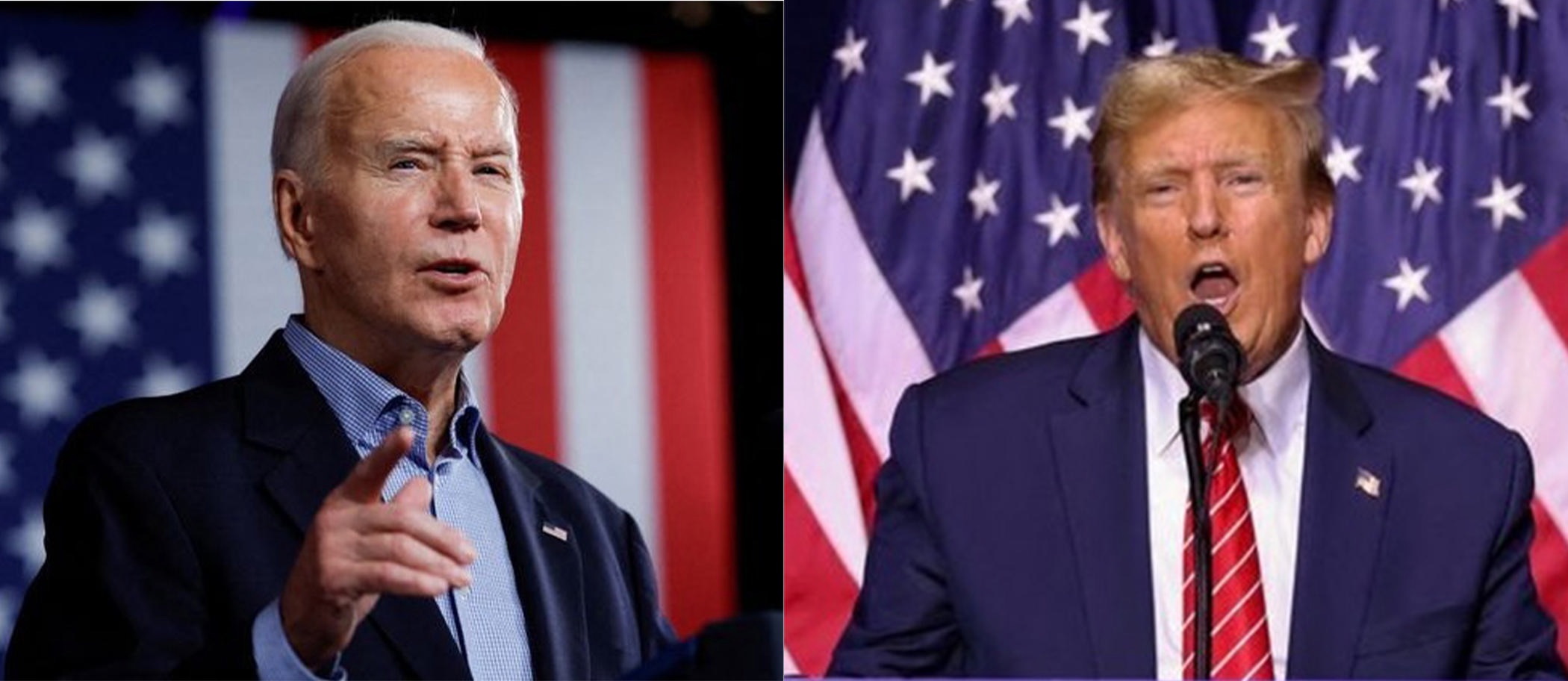 President Joe Biden and former President Donald Trump both clinched their parties' nomination on Tuesday, kicking off the first U.S. presidential election rematch in nearly 70 years.
