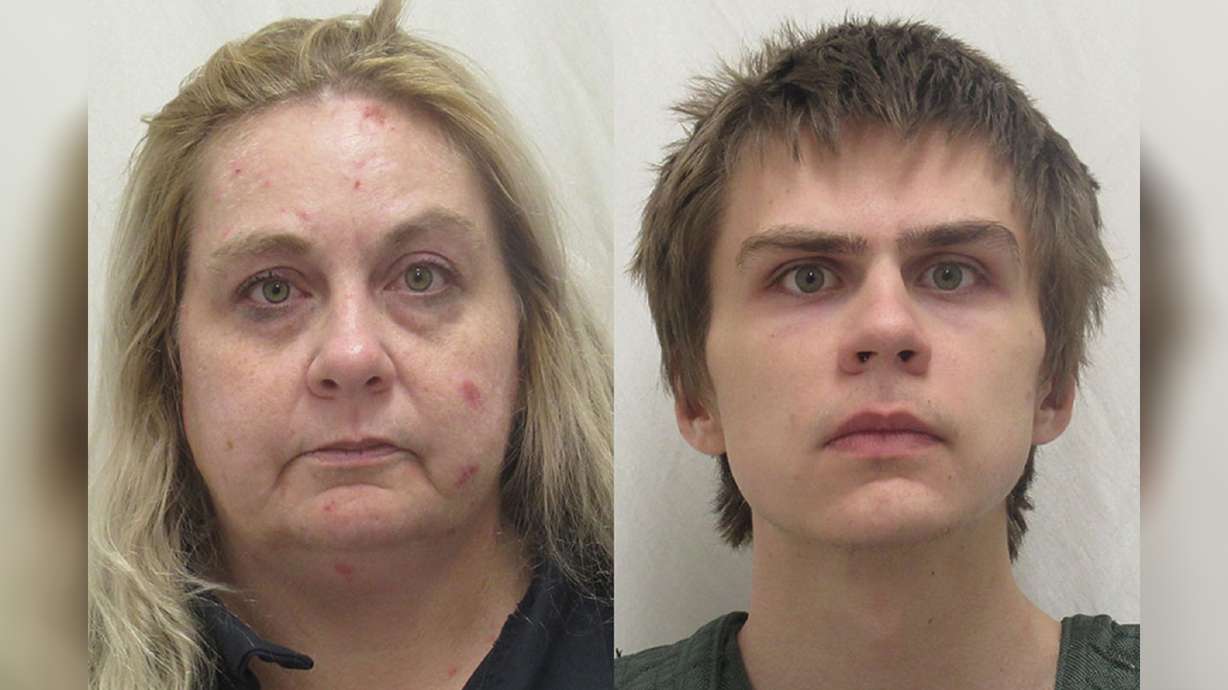 Rachael Marie, left, and Kadyn Leo Swainston face kidnapping charges, court records show.
