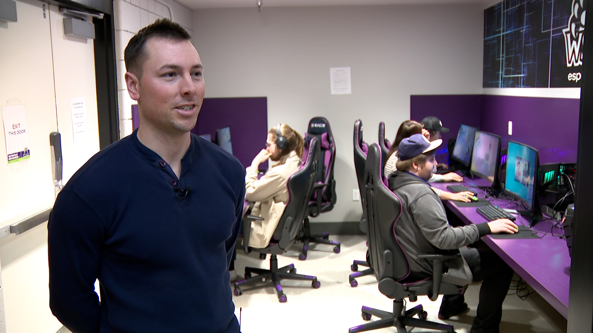 Bryan Dowdell is an associate professor in exercise and nutrition science at Weber State University. He is working on a study to find out more about the physical and stress-related impacts of gaming.