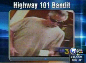 'Highway 101 Bandit' Hits Utah Bank