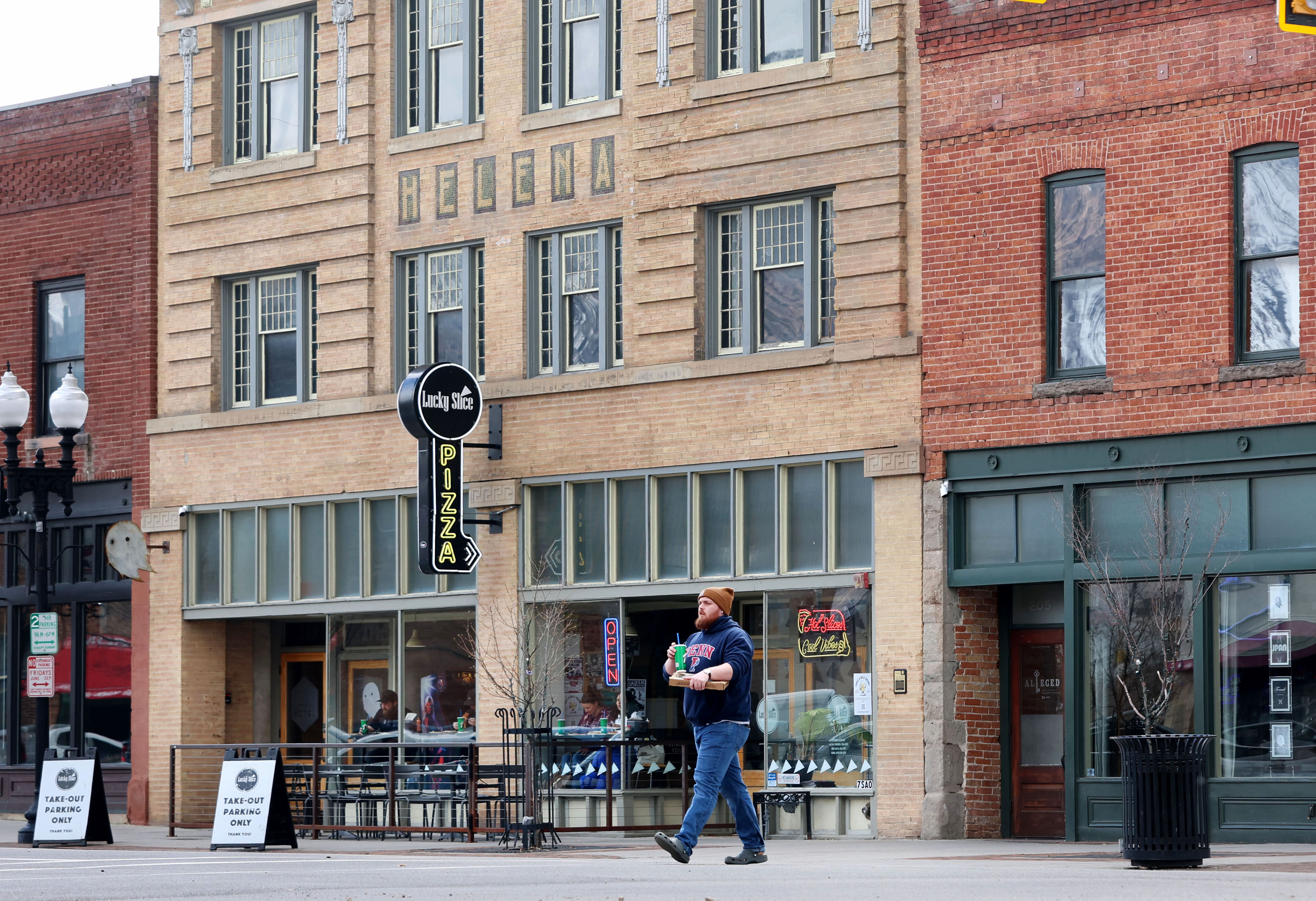 Historic architecture and diverse local businesses line 25th Street in Ogden on Thursday. The city of Ogden recently received national media attention by being nominated in USA Today’s “Best Main Street” category.