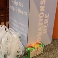 Scouting for Food drive celebrates record total for pounds of food collected