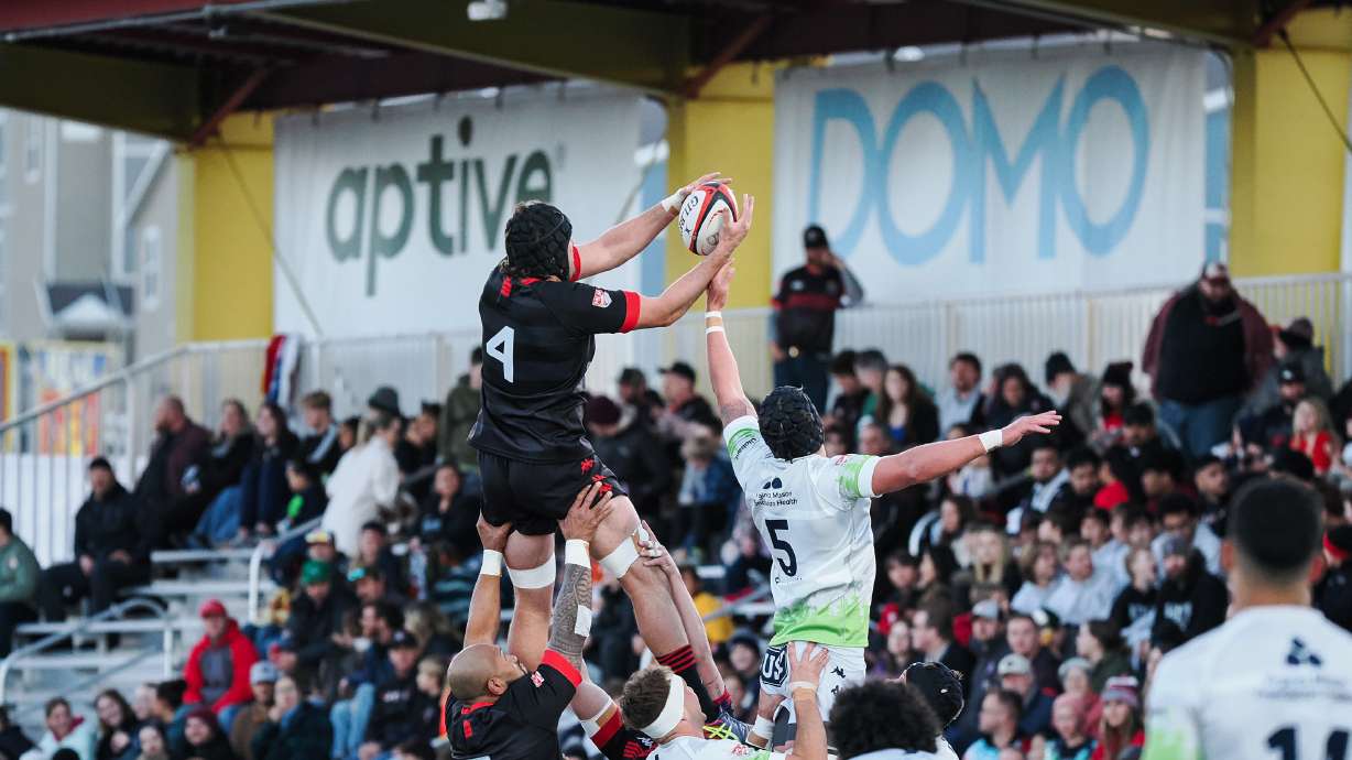 Utah Warriors play Seattle Seawolves in a Major League Rugby match Saturday, March 16, 2024 at Zions Bank Stadium in Herriman.