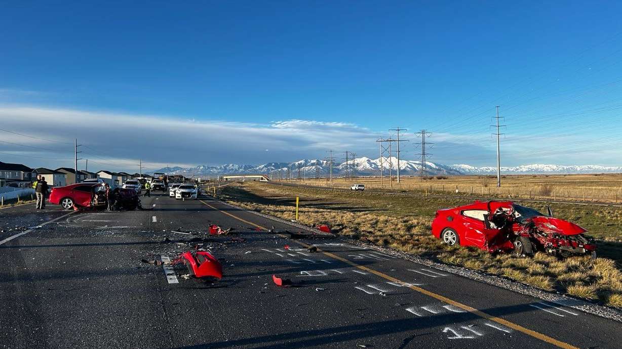 One person is dead and two others were transported to the hospital after a wrong-way crash on Legacy Parkway Sunday morning.