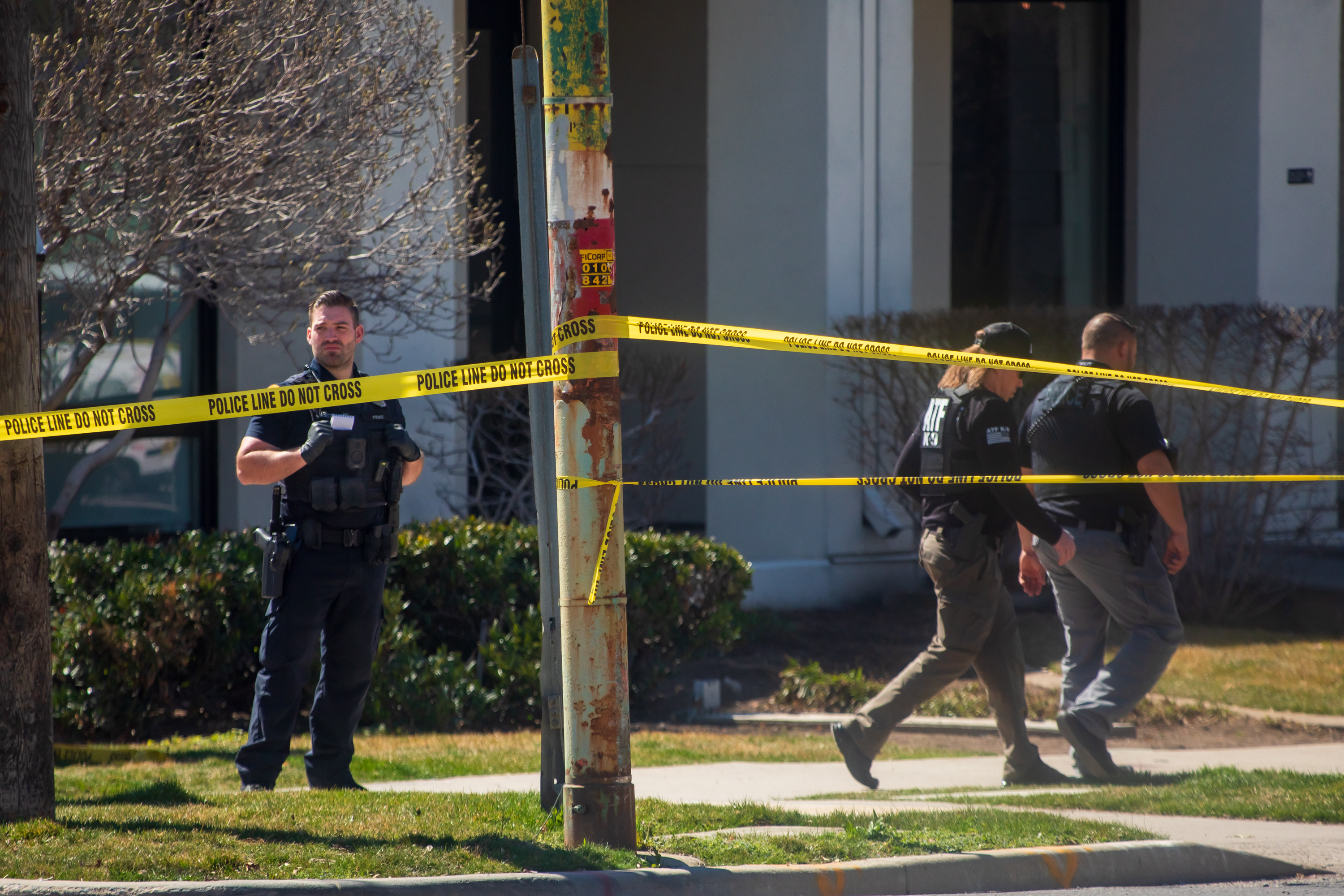 Six people were injured, including some who were stabbed, during a fight outside the Neil O'Donnell Funeral Home in downtown Salt Lake City Tuesday. No arrests have been made as of Wednesday.