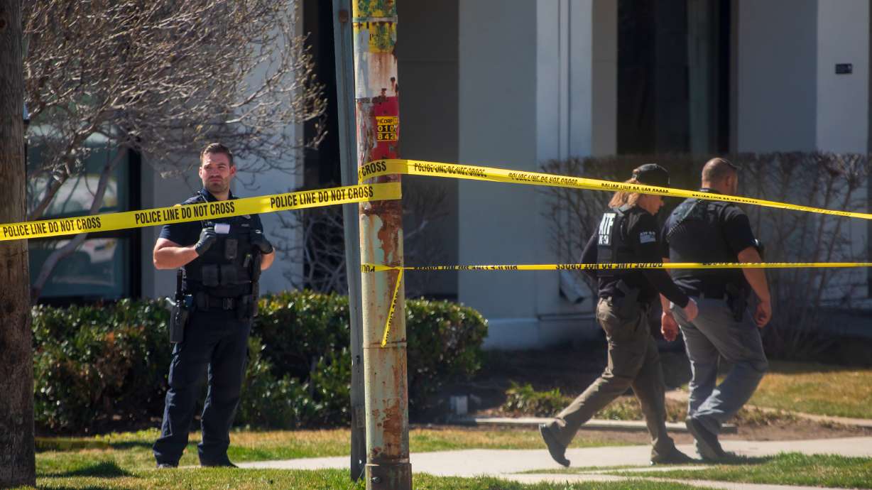 Six people were injured, including some who were stabbed, during a fight outside the Neil O'Donnell Funeral Home in downtown Salt Lake City Tuesday. No arrests have been made as of Wednesday.