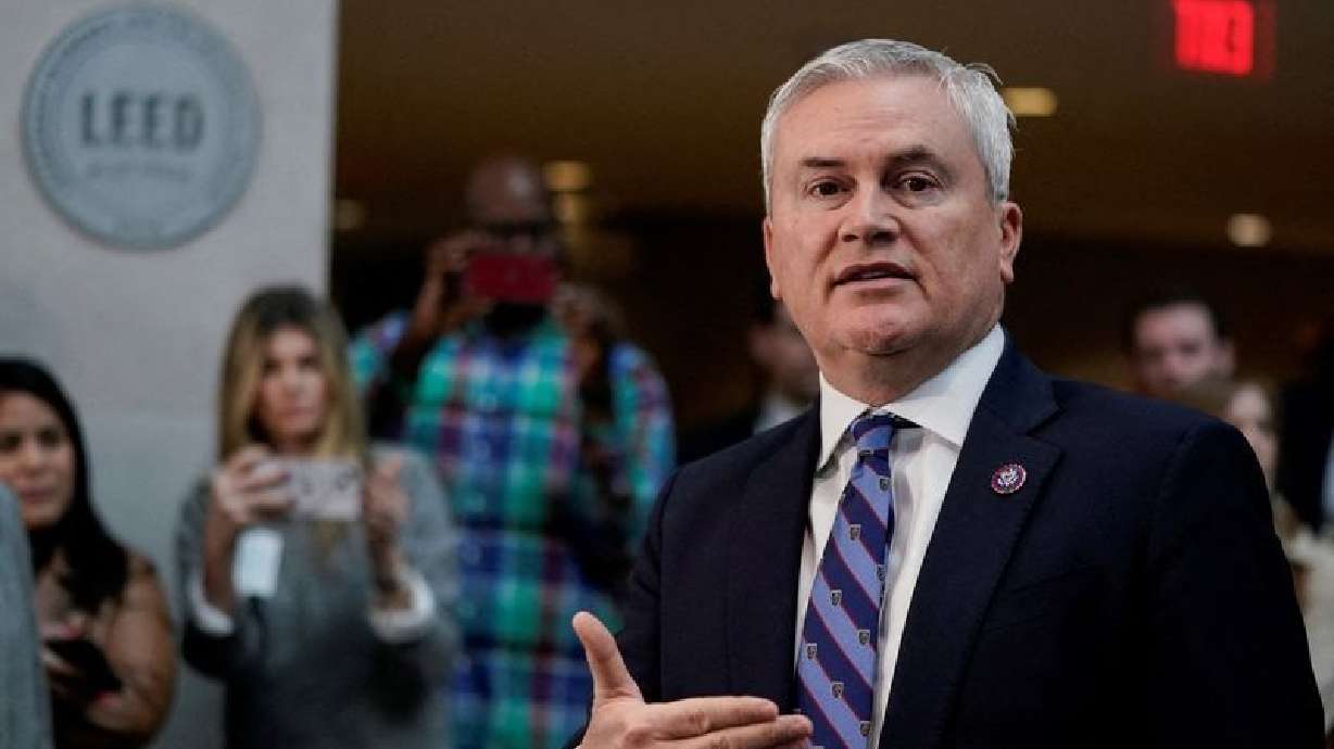 U.S. Rep. James Comer, R-Kentucky, chairman of the House Oversight Committee, in Washington, Feb. 28. Republicans in the U.S. House of Representatives will question two former associates of Hunter Biden on Wednesday.