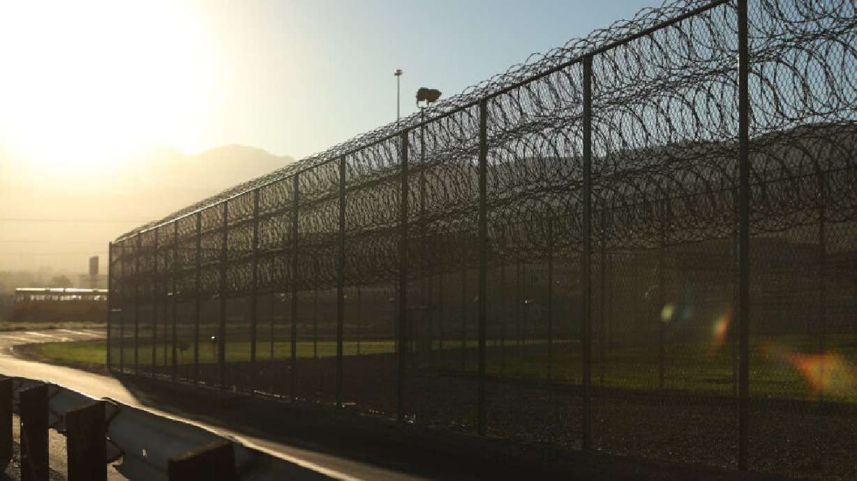 The Utah State Prison in Draper on Sept. 19, 2018. The manhunt for an escaped Idaho inmate and the accomplice accused of helping him elude authorities while in transit to a Boise hospital may sound eerily familiar to corrections officials in Utah.