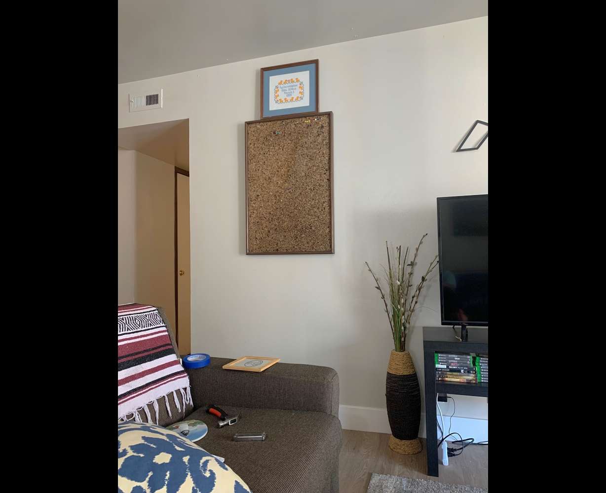 The first picture taken of the Ty Christopher cross-stitch that changed Brigham Tingey and his friends' lives.