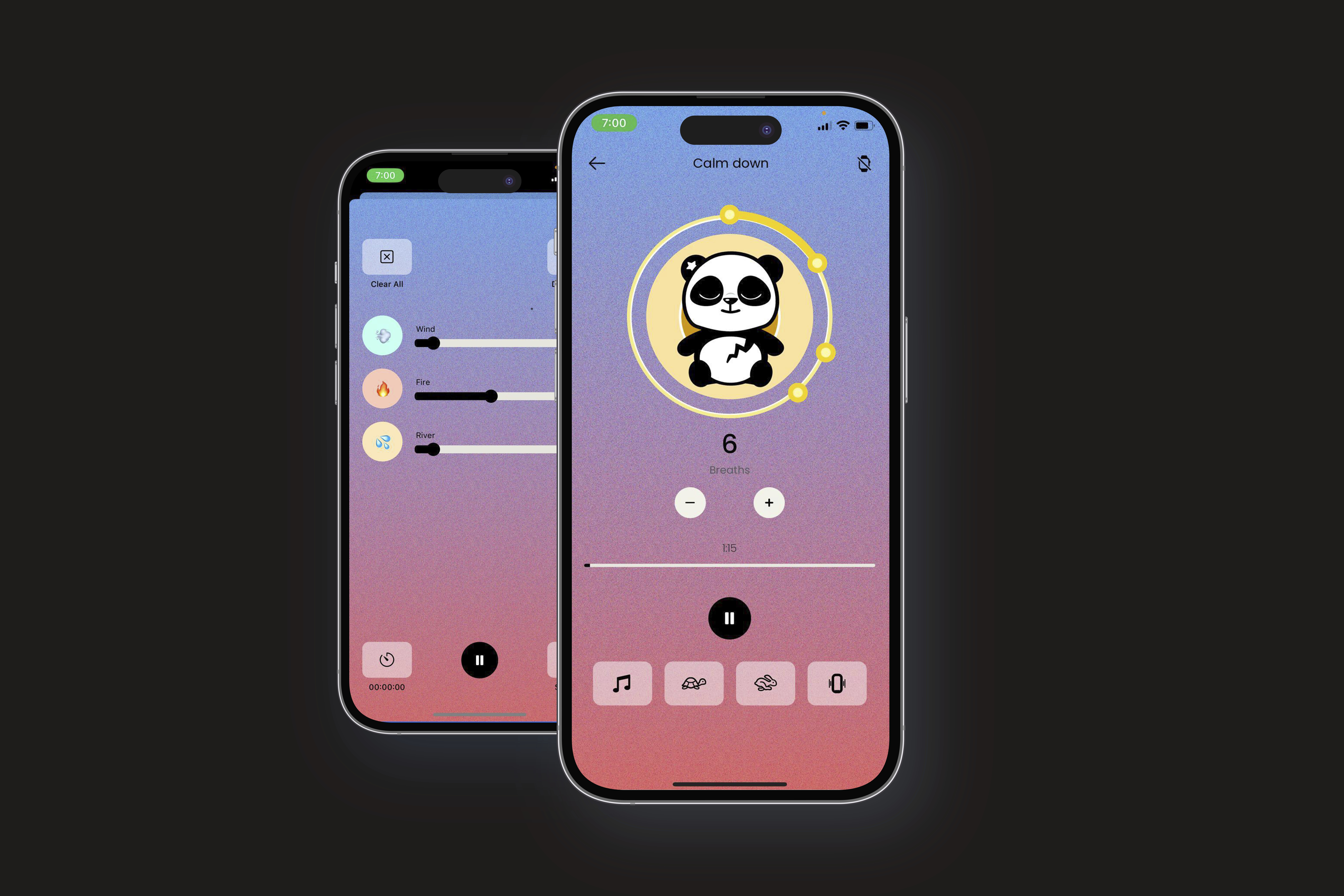 This image provided by Earkick in March 2024 shows the company's mental health chatbot. A growing number of AI chatbots are being pitched as a way to address the recent mental health crisis among teens and young adults.
