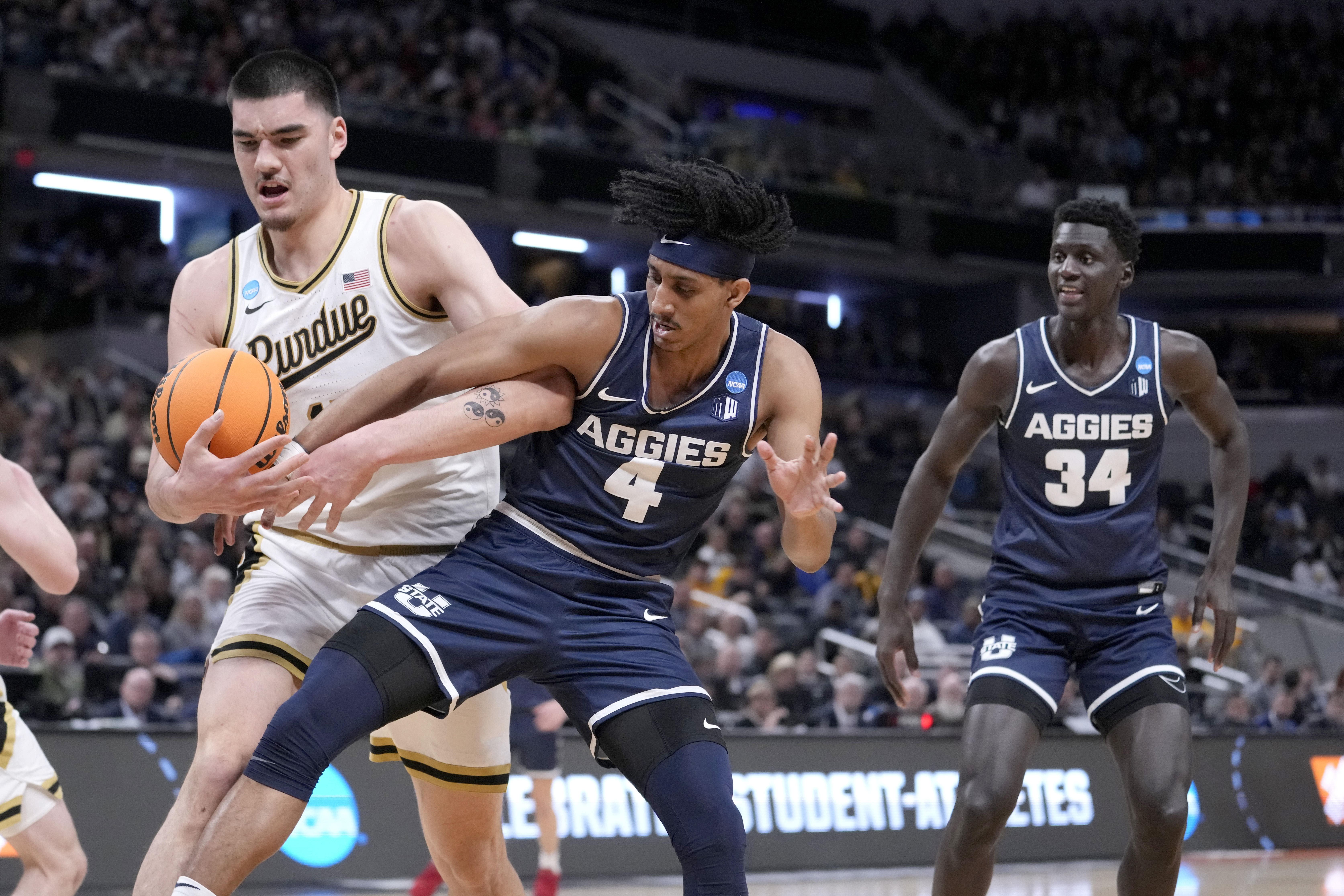 Utah State exits NCAA Tournament at hands of top-seeded Purdue