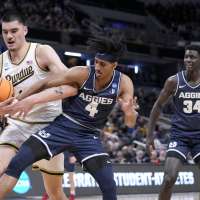 Utah State exits NCAA Tournament at hands of top-seeded Purdue
