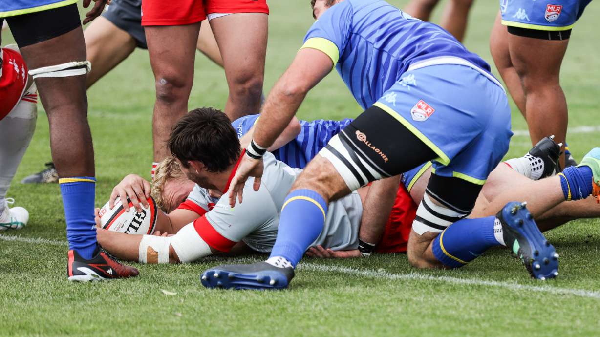 Utah Warriors against RFC Los Angeles, Sunday, March 24, 2024 in Carson, Calif.