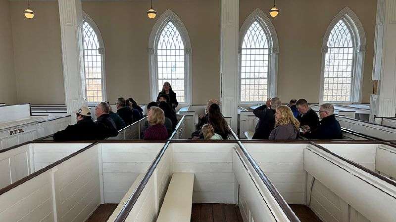 The Kirtland Temple was dedicated by Joseph Smith in 1836. It reopened for tours on Monday after it was acquired by The Church of Jesus Christ of Latter-day Saints in historic Kirtland, Ohio.