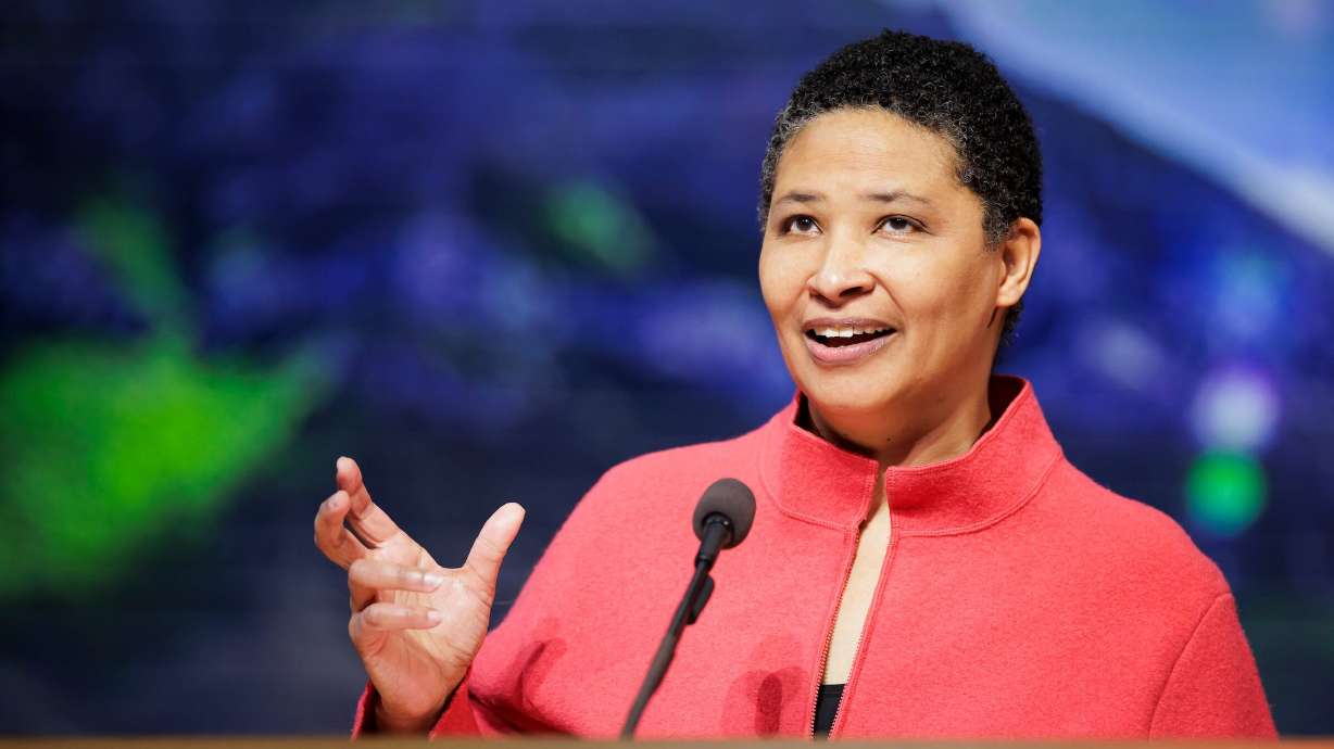 Harvard professor Danielle Allen spoke at the BYU devotional Tuesday about holding human dignity sacred even when there are disagreements.