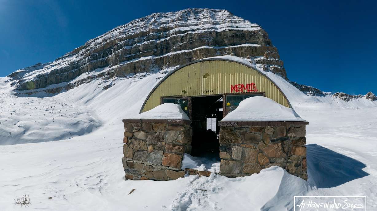 Mount Timpanogos Shelter in October 2021. The now-dilapidated historic Timpanogos shelter may soon find new life as U.S. Forest Service considers the feasibility of restoration.