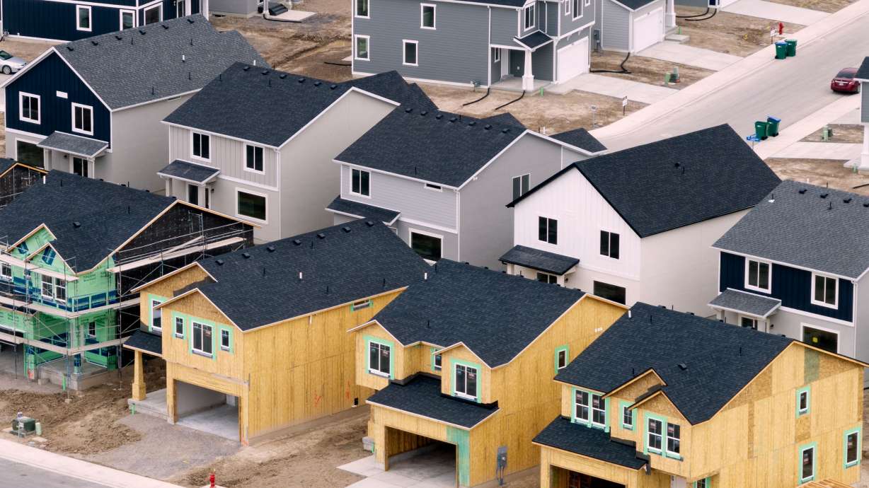 New homes in the Cold Spring Ranch community in Lehi on March 28. State leaders at the Utah Housing Matters Conference on Monday addressed the importance of investing in affordable housing.