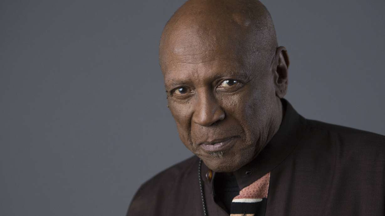Louis Gossett Jr. poses for a portrait in New York to promote the release of "Roots: The Complete Original Series" on Blu-ray on May 11, 2016. Gossett has died. He was 87.
