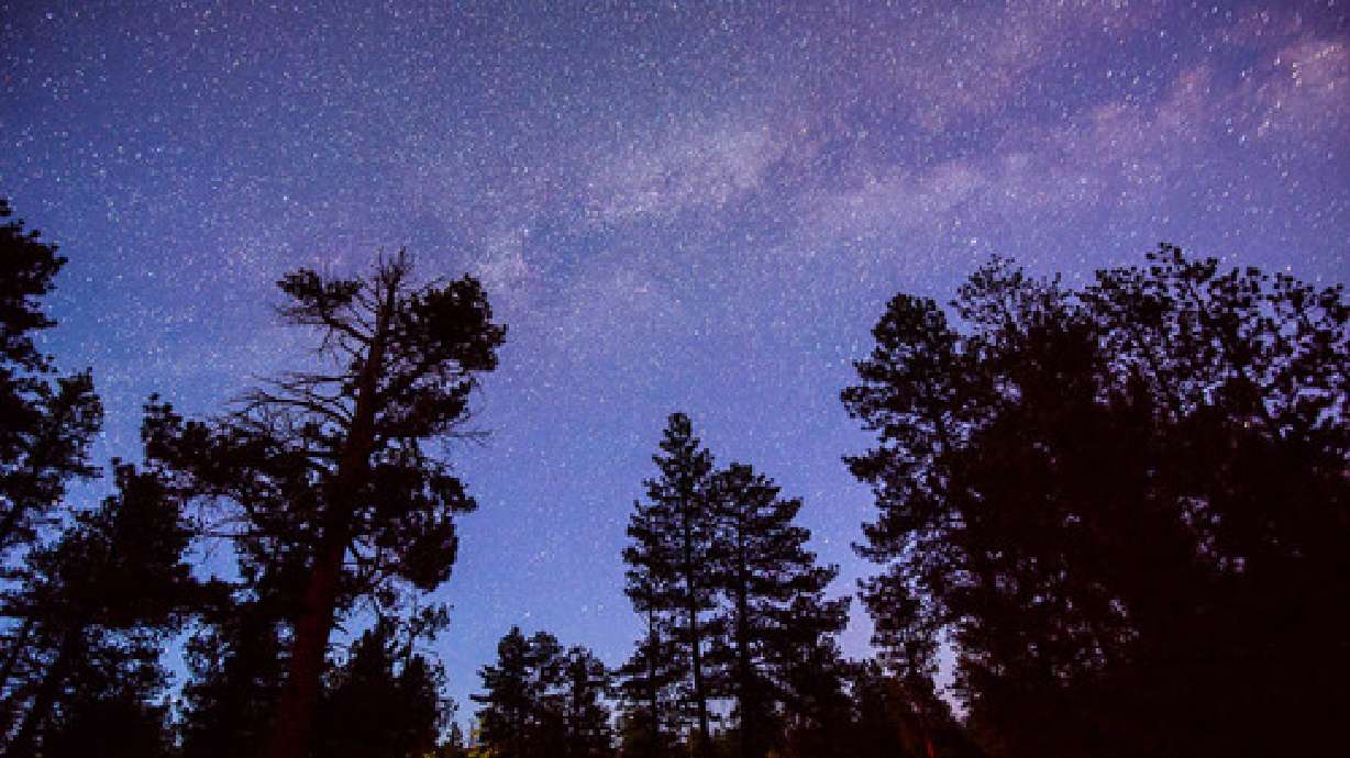 Springdale is promoting the importance of dark night skies during International Dark Skies Week April 2-8. A darkening sky is shown here at Zion National Park in Springdale.