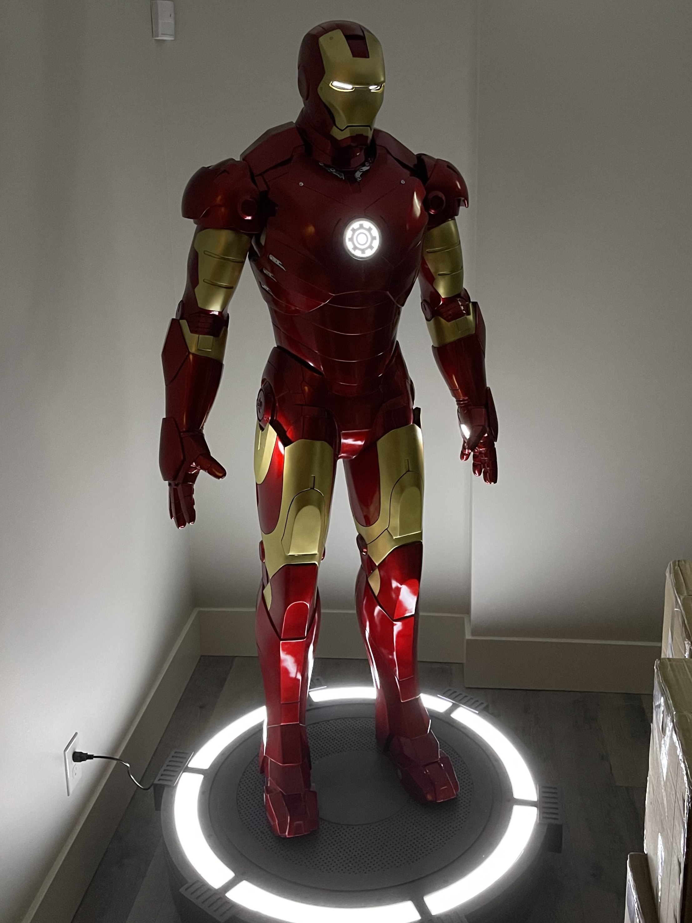 Lauri Markkanen said his Iron Man statue was his "NBA purchase."