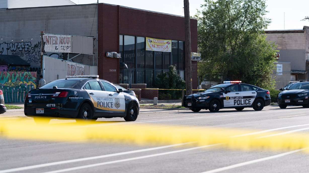 A man died at a hospital after being taken into police custody near 350 W. 700 South in Salt Lake City on Aug. 14, 2022. On Friday, a district attorney announced that Nykon Trenton Brandon, 35, died of a heart attack and not due to the actions of police.
