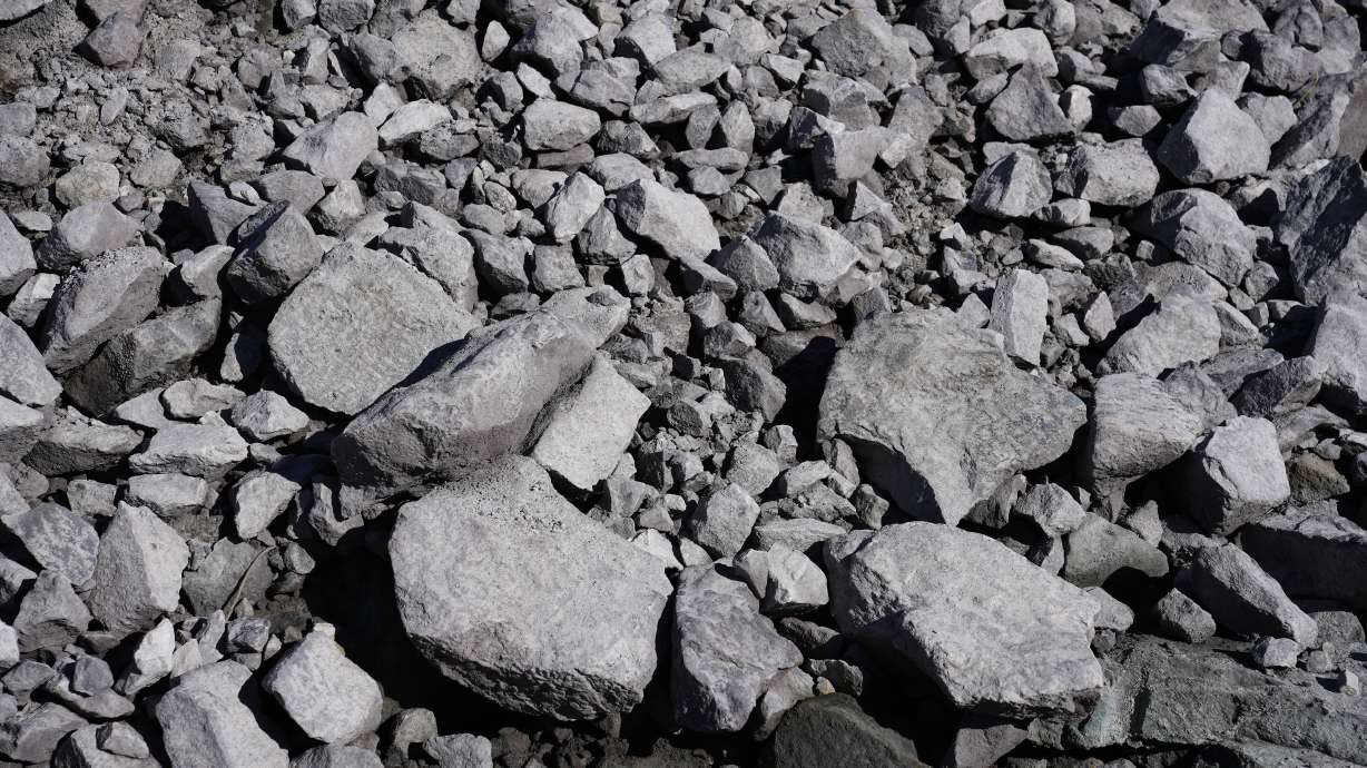 A uranium ore rock pile is the first to be mined at the Energy Fuels Inc. uranium Pinyon Plain Mine Jan. 31, near Tusayan, Ariz. The largest uranium producer in the U.S. is ramping up work on a long-contested project that largely has sat dormant since the 1980s.