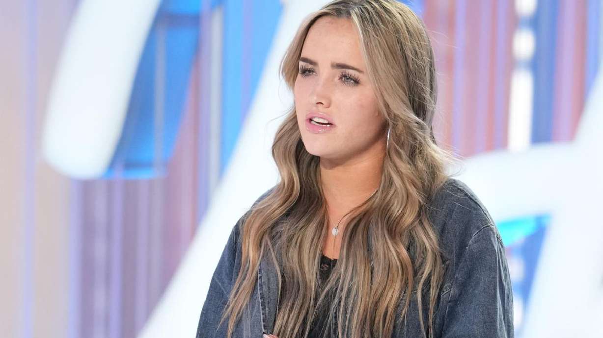 Kaibrienne Richins, of Henefer, Summit County, auditions for "American Idol."