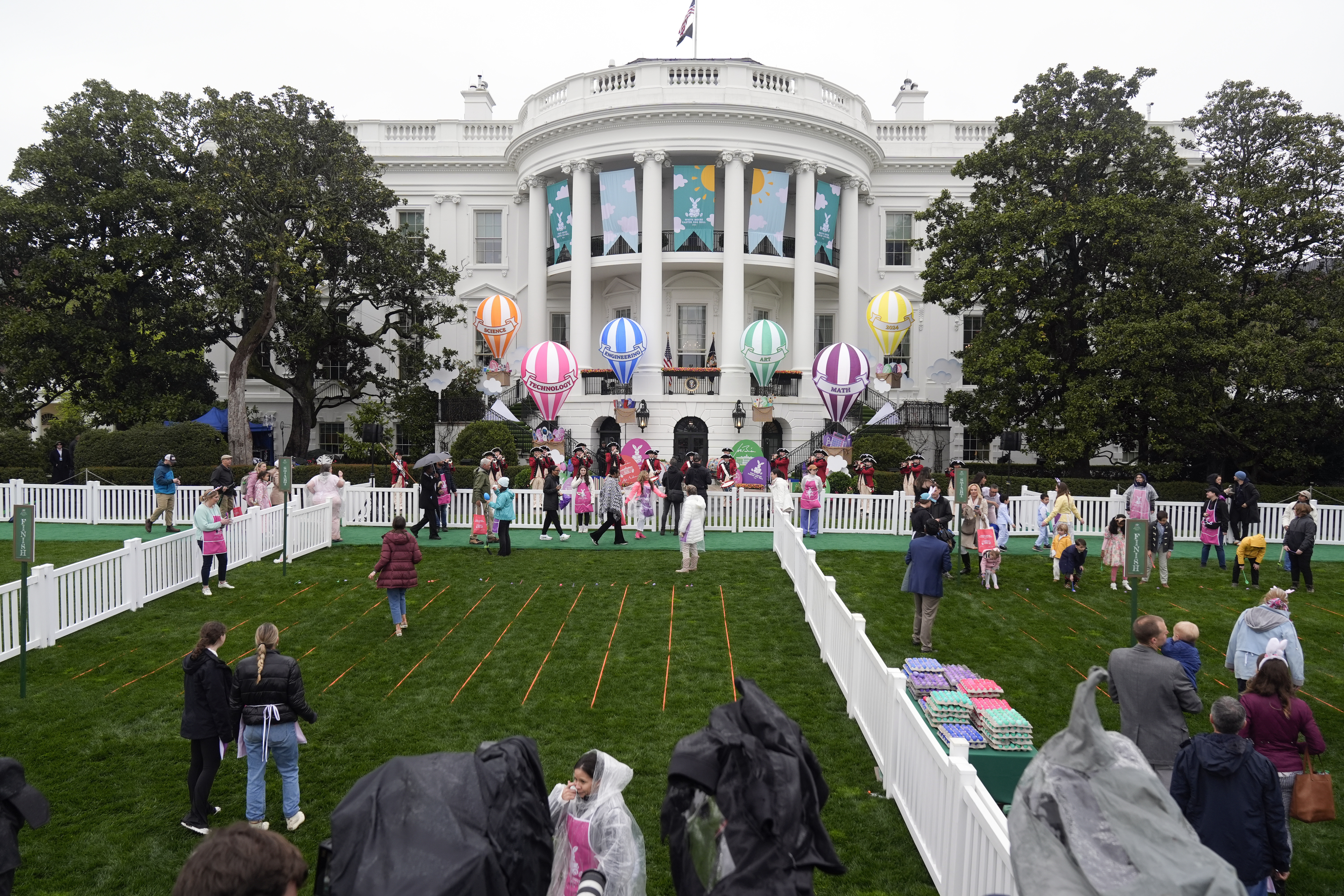 The White House Easter Egg Roll is set to begin at the White House in Washington Monday. Several Republicans criticized President Joe Biden for commemorating Transgender Day of Visibility, which coincided with the Christian holiday on Sunday.