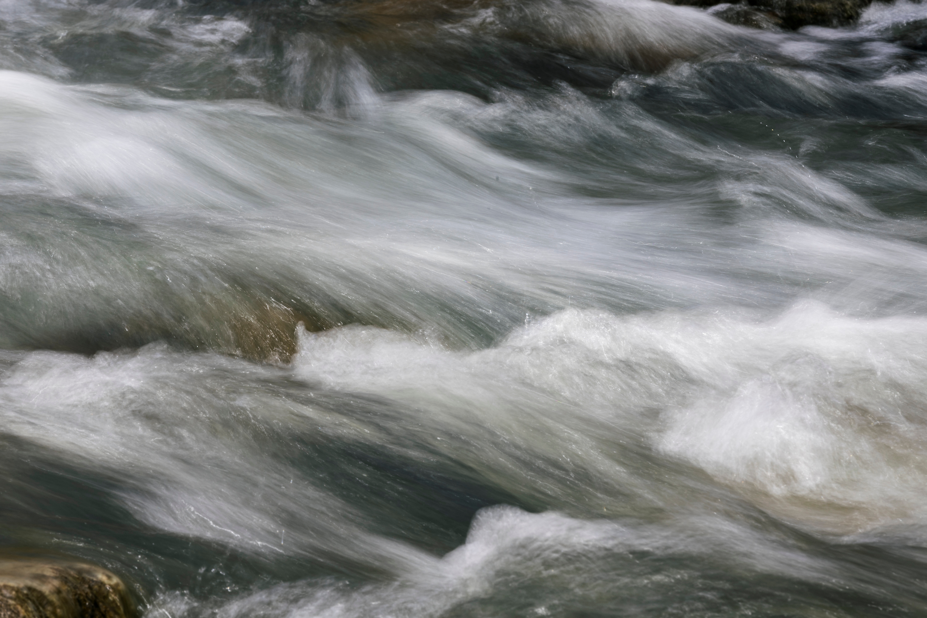Runoff water flows down Big Cottonwood Creek from the Wasatch Mountains in Big Cottonwood Canyon on Thursday. Utah's snowpack typically peaks at this point of the year, meaning above-normal stream flows and flooding risks are back.