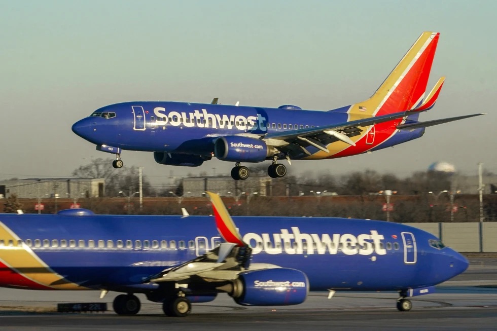 Federal officials are investigating a reported engine fire that forced a Southwest Airlines plane to cancel takeoff and return to the gate at the Lubbock, Texas, airport on Thursday.